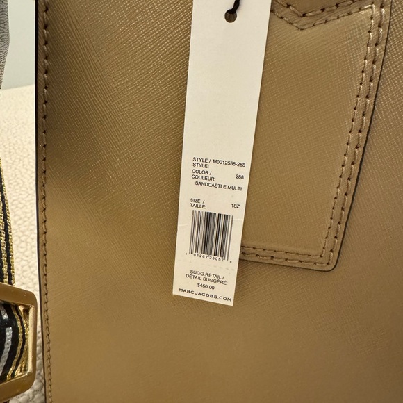 Marc Jacobs Beige Satchel with Gold Accents - Picture 5 of 13